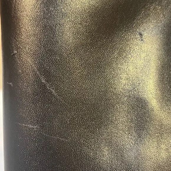 Aquatalia Geneva Black Leather Riding Boots Size 8 - Picture 8 of 10